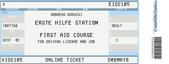 07.07.2024 First aid course + gratis eye test / FS Oscar, Hauptstr. 92, 12159 Berlin - 10am-5:30pm