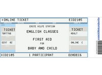 15.03.2025 - SprengelHaus, Sprengelstr. 15, 13353 Berlin 01:00pm - 05:00pm / Baby + Child First Aid (1 Ticket)